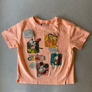 Zara Baby Boy Disney Comics T-Shirt 18-24M